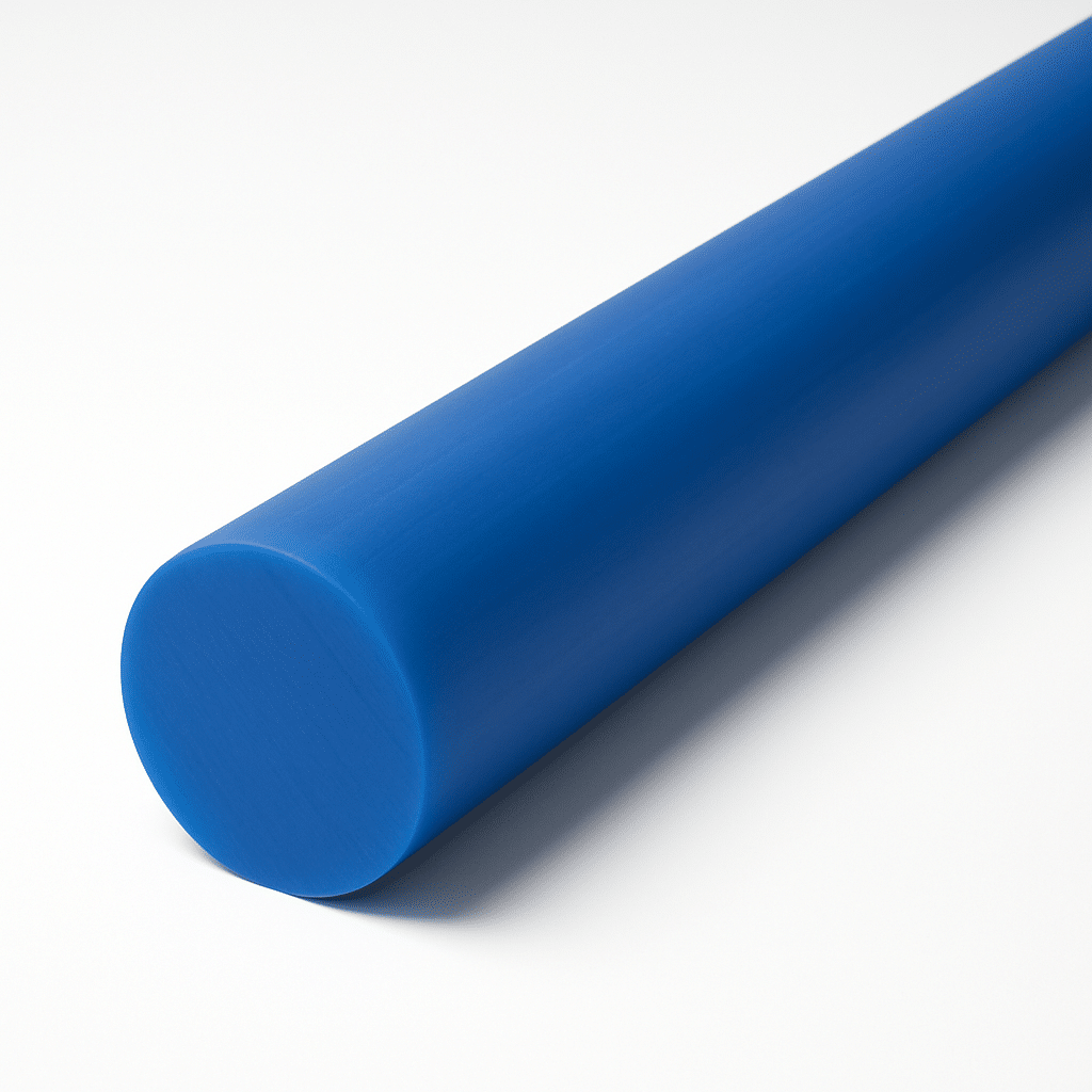 Nylatron Mc901 Nylon Rod Blue